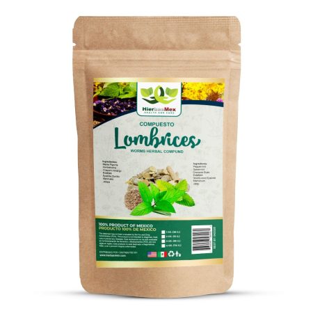 Lombrices 4 Onzas - Herbal compound for infusion Lombrices, 4 ounces